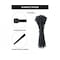 Kable Kontrol Cable Tie Kit, 4 in, 5-1/2 in, 8 in, 11 in, 14 in L, Black, Nylon 6/6, 18 lb, 50 lb Strength CT-KIT-MS-BK - alternate 6